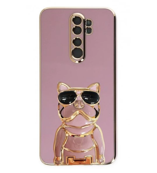 Smcase Xiaomi Redmi Note 8 Pro Kılıf Standlı Kamera Korumalı Bulldog Silikon - 2