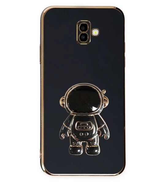 Smcase Samsung Galaxy J6 Plus Kılıf Standlı Kamera Korumalı Astronot Silikon