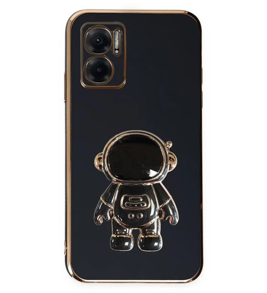 Smcase Xiaomi Redmi Note 11E Kılıf Standlı Kamera Korumalı Astronot Silikon