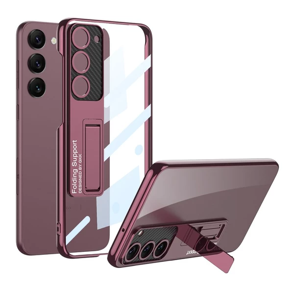 Smcase Samsung Galaxy S23 Kılıf Lego Standlı Kamera Korumalı Kapak - 3