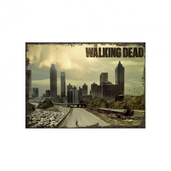 Walking Dead Ahşap Poster 10*20 Cm
