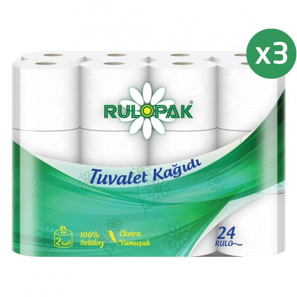 Rulopak Tuvalet Kağıdı 2 Katlı 72 Li Paket - 3
