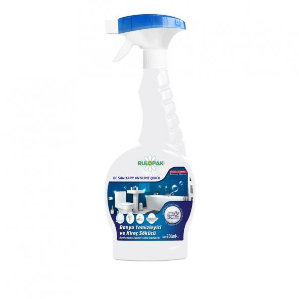 Rulopak Bc Sanitary Antilime Quick Banyo Temizleyici Sprey 750 Ml