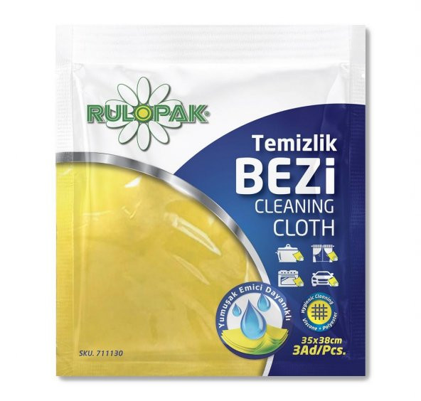 Rulopak 3lü Temizlik Bezi