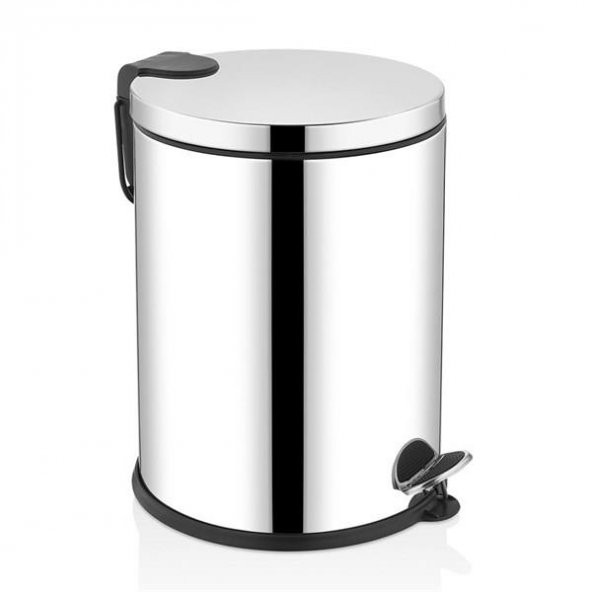 Rulopak Pedallı Paslanmaz Çöp Kovası 30 Litre - 2