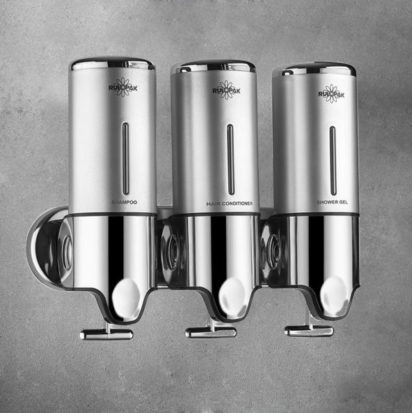 Rulopak T Çekmeli Üçlü Banyo Duş Jeli, Saç Kremi Ve Şampuan Seti 3 X 500 Ml