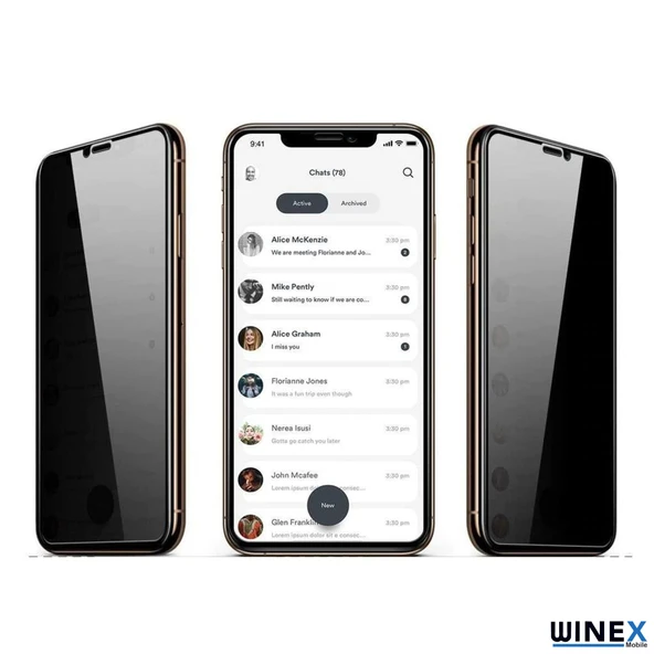 Samsung Galaxy A80 Sadece Ön Hayalet Kılıflı Kesim Ekran Koruyucu Kaplama - Resim 2