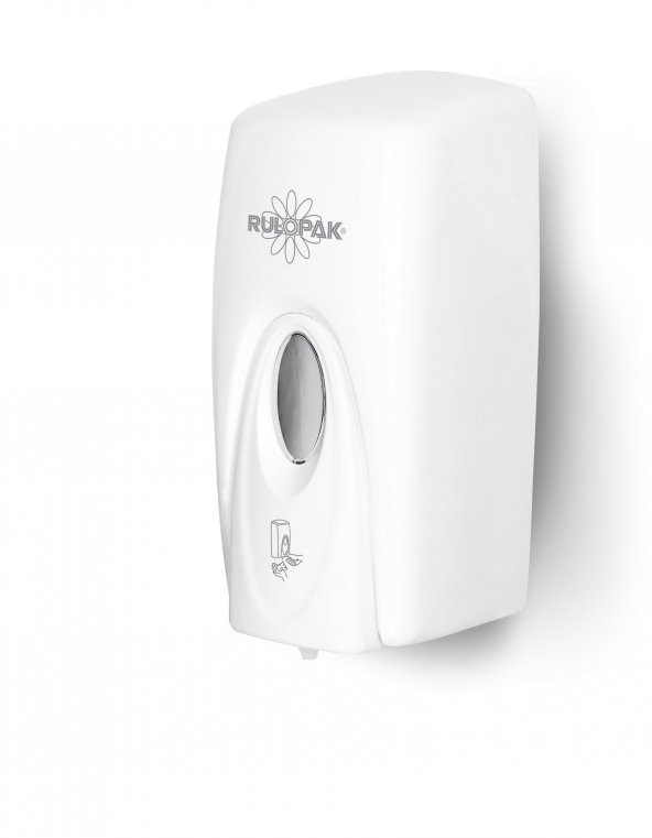 Rulopak Manuel Kartuşlu Köpük Sabun Dispenseri 1000 Ml Beyaz - Resim 4