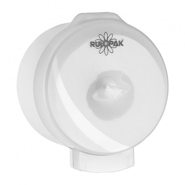 Rulopak Modern Cimri İçten Çekmeli Tuvalet Kağıdı Dispenseri Transparan Beyaz