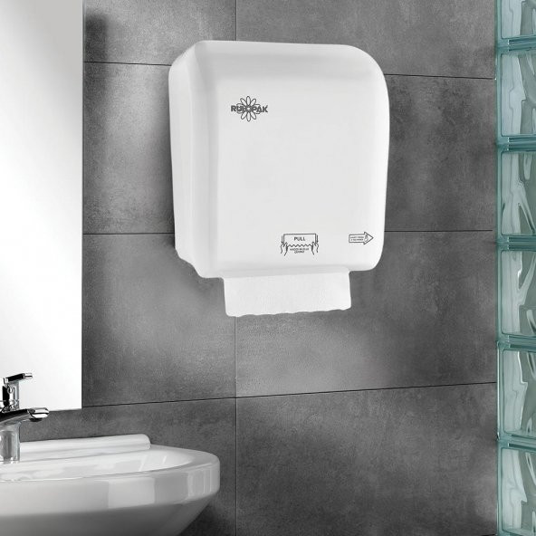Rulopak Autocut Kağıt Havlu Dispenseri 21 Cm Beyaz - 2