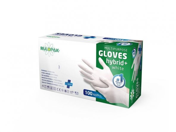 Rulopak Pe Eldiven Tek Kullanımlık Pudrasız S Beden - 100 Adet