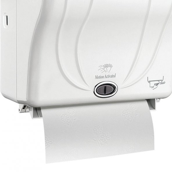 Rulopak Sensörlü Kağıt Havlu Dispenseri 26 Cm Transparan Beyaz - 8
