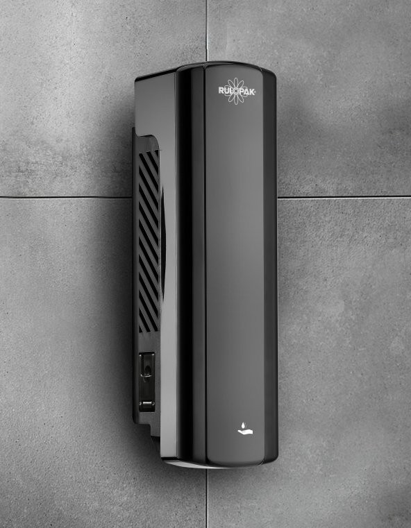 Rulopak Manuel Klasik Model Sıvı Sabun Ve Şampuan Dispenseri 350 Ml Siyah - 4