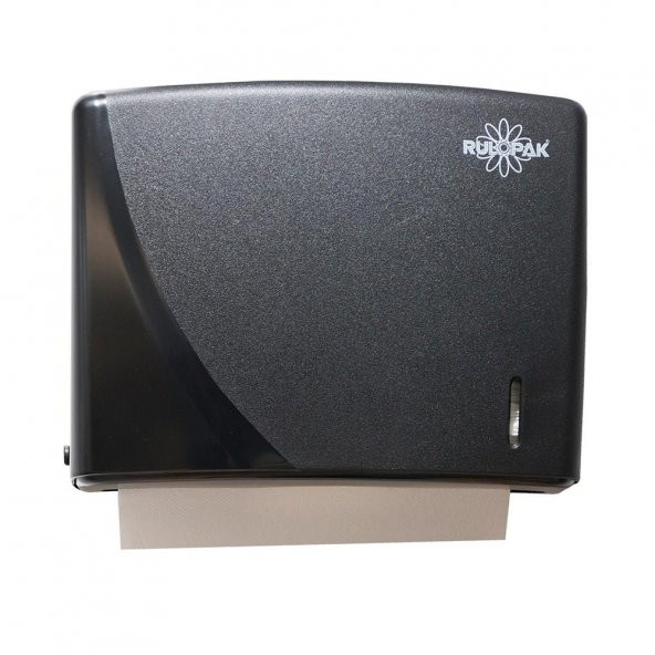 Rulopak Modern Z Katlama Kağıt Havlu Dispenseri 200Lü Siyah