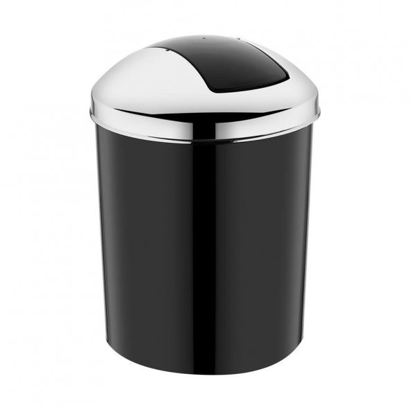 Rulopak Kelebek Kapak Çöp Kovası 15 Litre Krom - 2