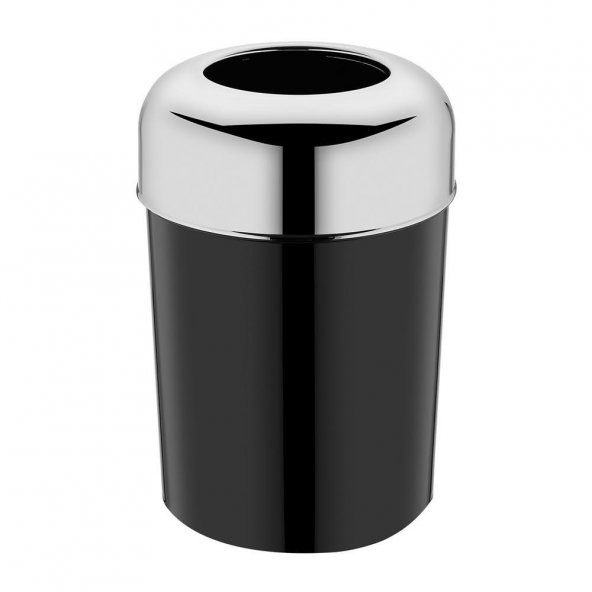 Rulopak Pota Kapak Çöp Kovası 15 Litre Krom - 4