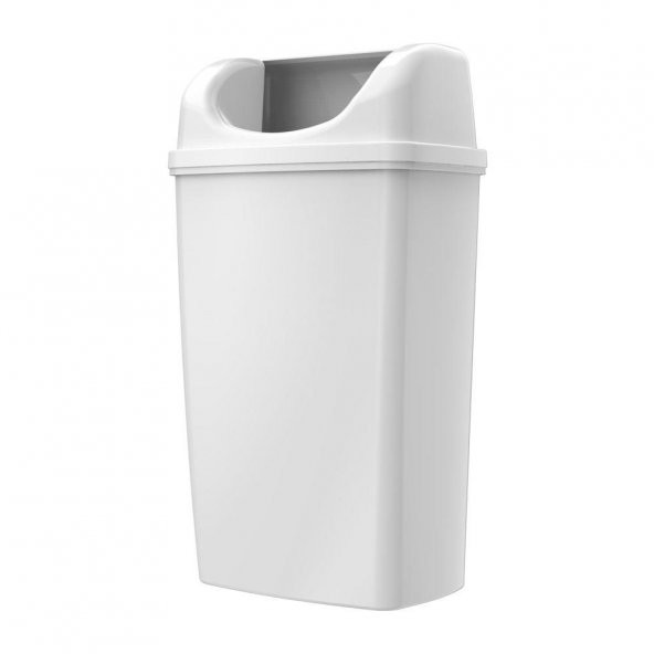 Rulopak Duvara Monte Çöp Kovası 50 Litre Beyaz - 4