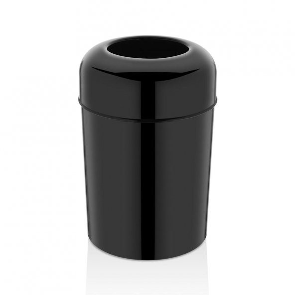 Rulopak Pota Kapak Çöp Kovası 15 Litre Siyah - Resim 3