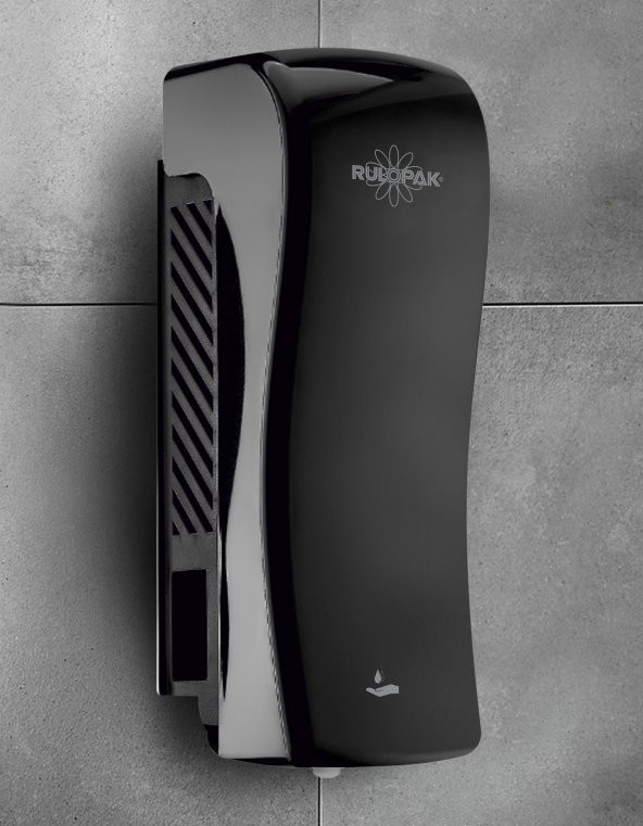 Rulopak Manuel S Model Sıvı Sabun Ve Şampuan Dispenseri 800 Ml - Siyah - 3