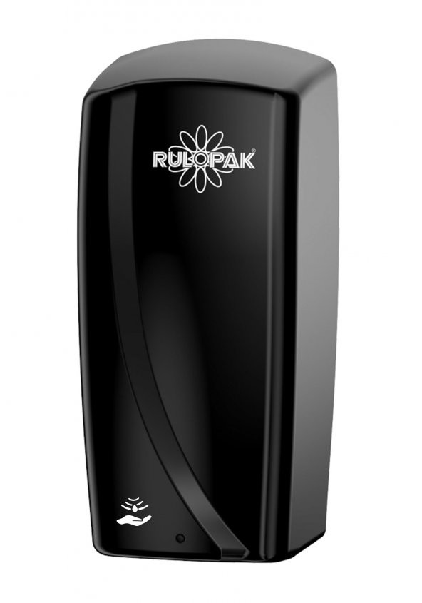 Rulopak Sensörlü Doldurmalı Sıvı Sabun & Jel Dispenseri 1000 Ml Siyah