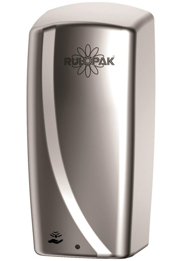 Rulopak Sensörlü Doldurmalı Sıvı Sabun & Jel Dispenseri 1000 Ml Krom - 2