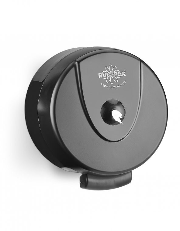 Rulopak Yeni Cimri İçten Çekmeli Tuvalet Kağıdı Dispenseri Siyah