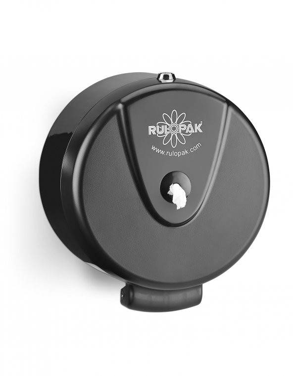 Rulopak Yeni Mini Cimri İçten Çekmeli Tuvalet Kağıdı Dispenseri Siyah - 2