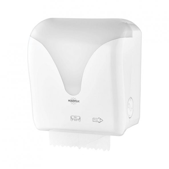 Rulopak Elite Autocut Kağıt Havlu Dispenseri 21 Cm Beyaz