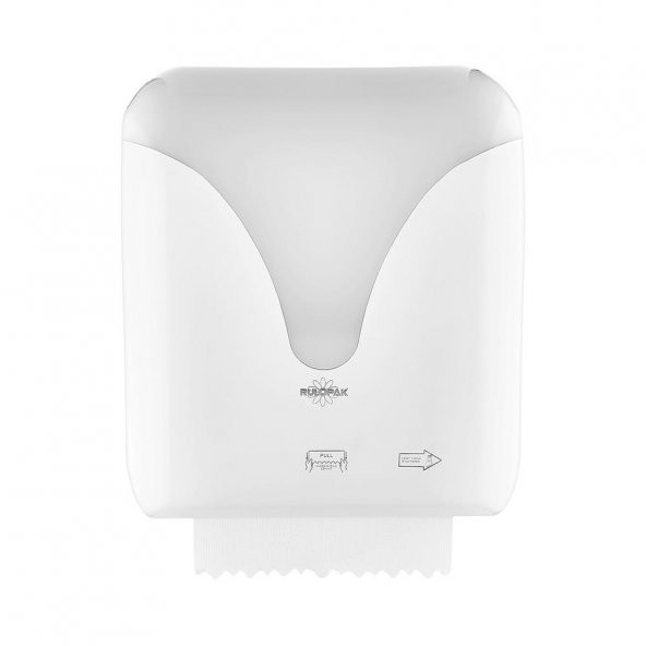 Rulopak Elite Autocut Kağıt Havlu Dispenseri 21 Cm Beyaz - Resim 3