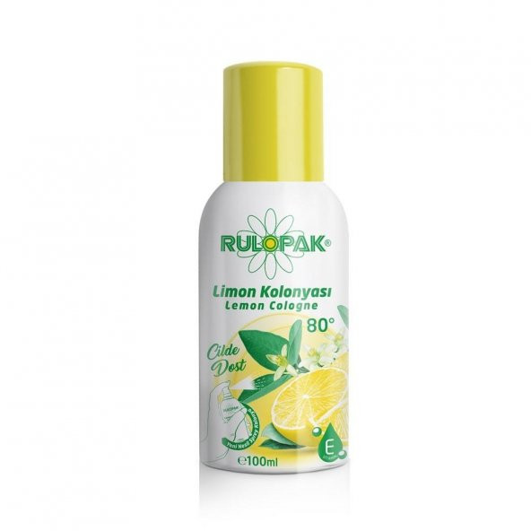 Rulopak Limon Kolonyası Aerosol 100 Ml