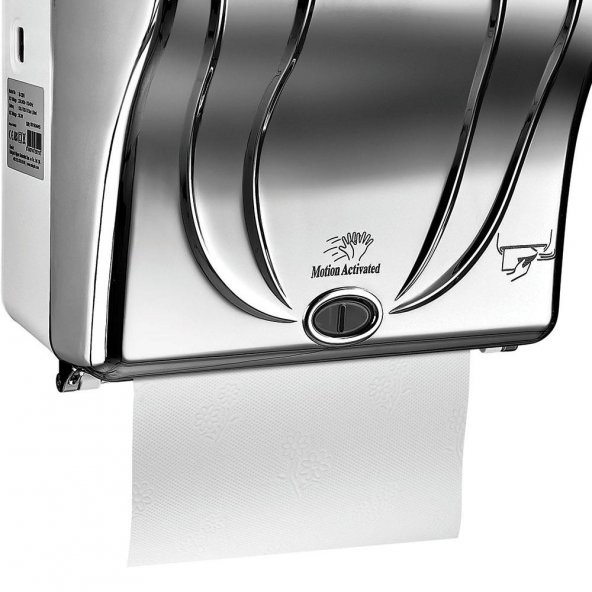 Rulopak Sensörlü Kağıt Havlu Dispenseri 21 Cm Krom - 3