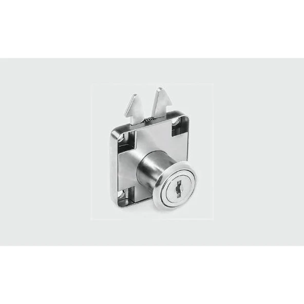 Marelli 202 SÜRGÜLÜ (sürme kapaklar için) kare çekmece (dolap, mobilya) kilidi