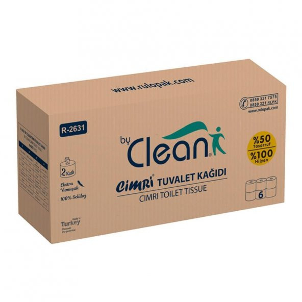 Rulopak By Clean Cimri Tuvalet Kağıdı 2 Katlı 4 Kg - 3