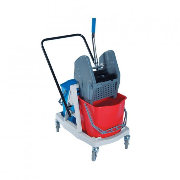 Rulopak Çift Kovalı Temizlik Seti Plastik Presli - Resim 2