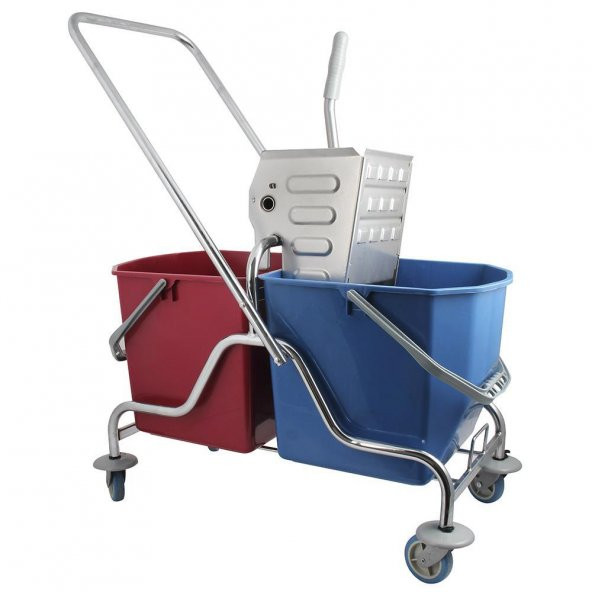 Rulopak Çift Kovalı Temizlik Seti Çelik Presli ürün görseli 1