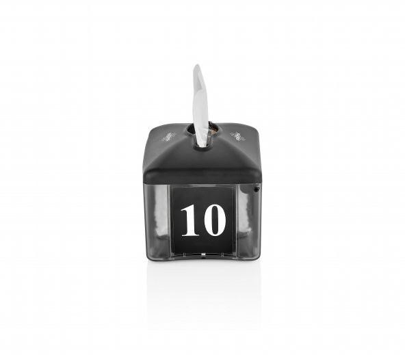 Rulopak Reklamlı Tekçek Mini Peçete Dispenseri Siyah - 4