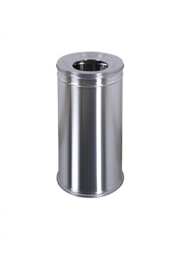 Rulopak Çember Geçmeli Paslanmaz Çöp Kovası 30 Litre - Resim 2