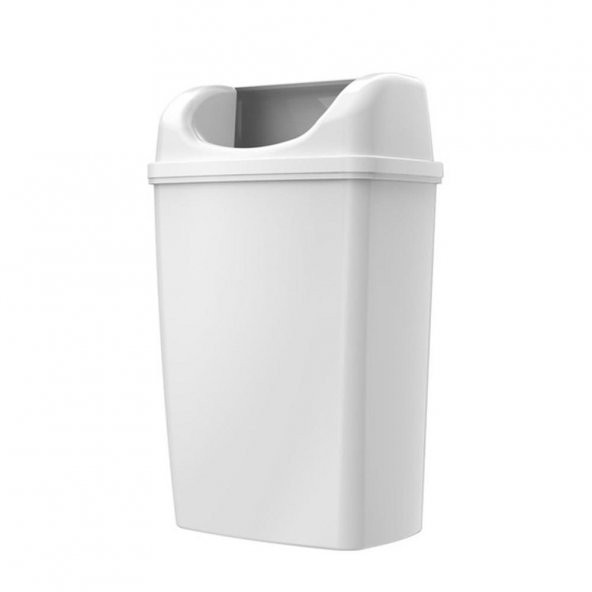 Rulopak Duvara Monte Çöp Kovası 25 Litre Beyaz - Resim 4
