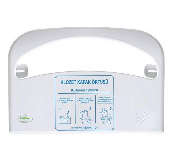 Rulopak Klozet Kapak Örtüsü Dispenseri Beyaz - 2