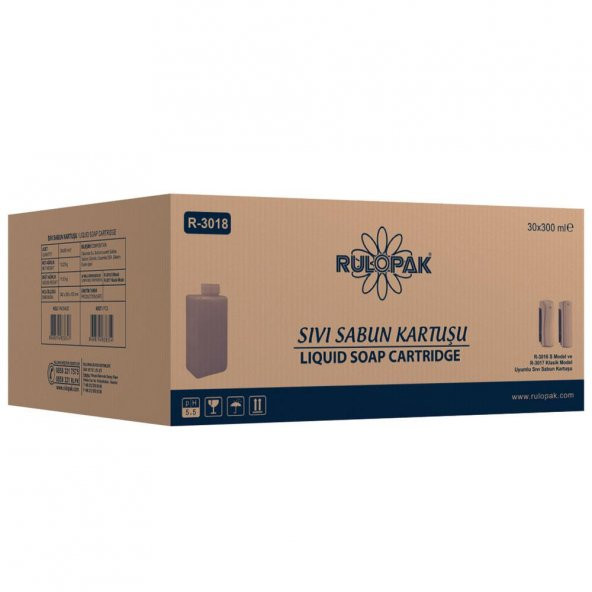 Rulopak Sıvı Sabun Kartuşu 30x300 Ml - Resim 3