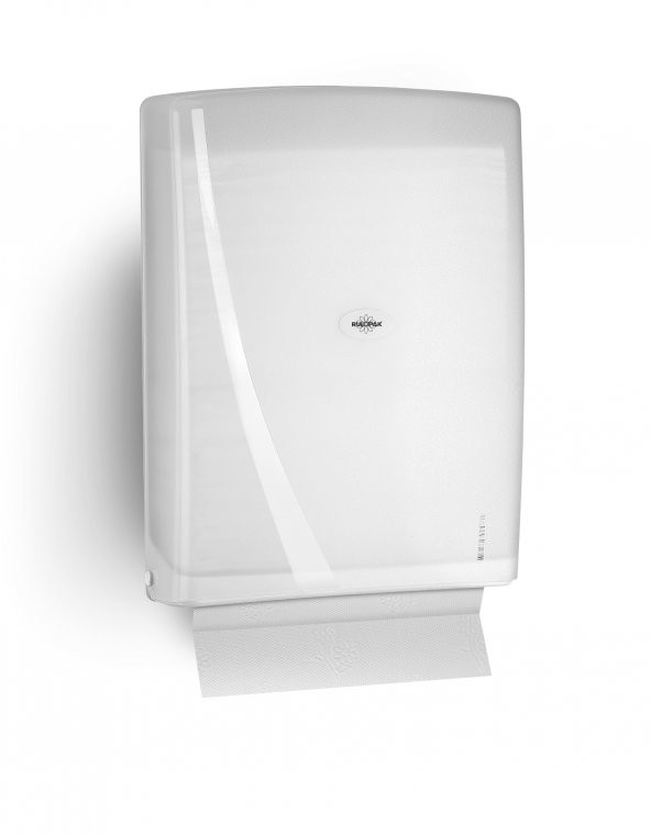 Rulopak Modern Z Katlama Kağıt Havlu Dispenseri 400Lü Beyaz - 3