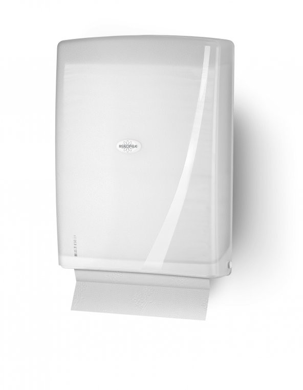 Rulopak Modern Z Katlama Kağıt Havlu Dispenseri 400Lü Beyaz - 4