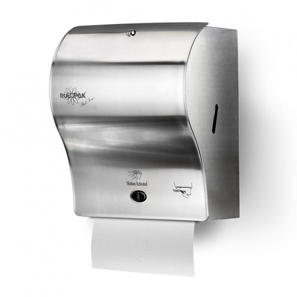 Rulopak Sensörlü Kağıt Havlu Dispenseri  Paslanmaz 21 Cm - 2