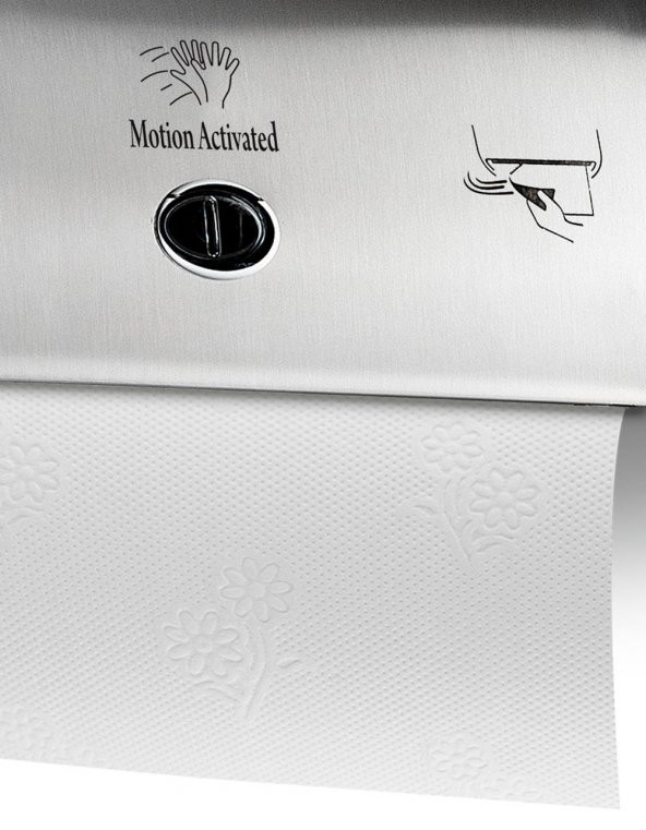 Rulopak Sensörlü Kağıt Havlu Dispenseri Paslanmaz 21 Cm - 3