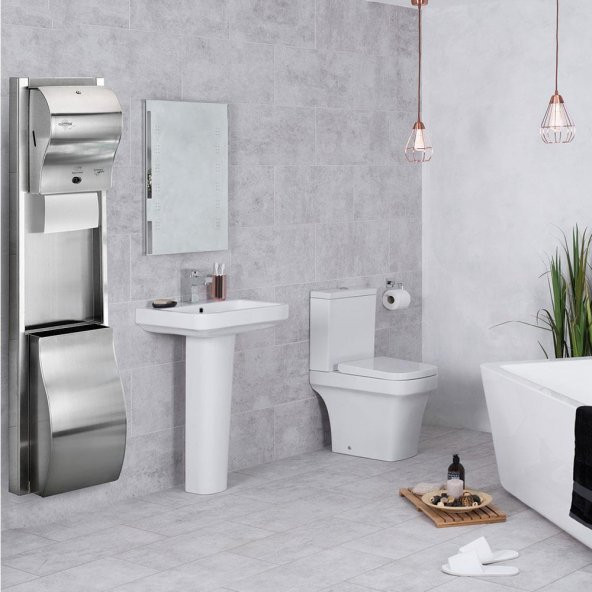 Rulopak Ankastre Kombine Havlu Makinesi Seti Sıva Üstü - Resim 2