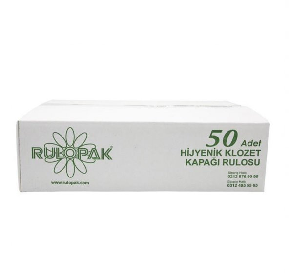 Rulopak Sensörlü Hijyenik Klozet Kapağı Rulosu 50li