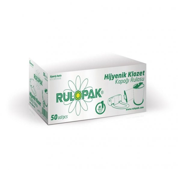 Rulopak Sensörlü Hijyenik Klozet Kapağı Rulosu 50li - 2