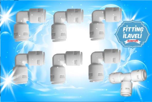 Inline Kapalı Kasa Tüm Su Arıtma Cihazları için 5li Filtre Seti - Resim 3