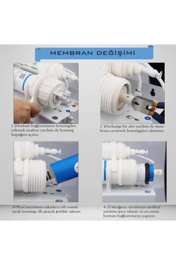 Su Arıtma Cihazı Lg Membran Ve Membran Kabı Yenileme Seti - Resim 2