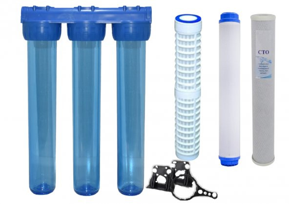 Sulook 20 Inç Şebeke, Bina Girişi Su Arıtma Filtre Seti ürün görseli